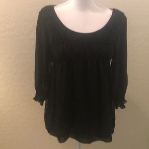 ECI Black blouse